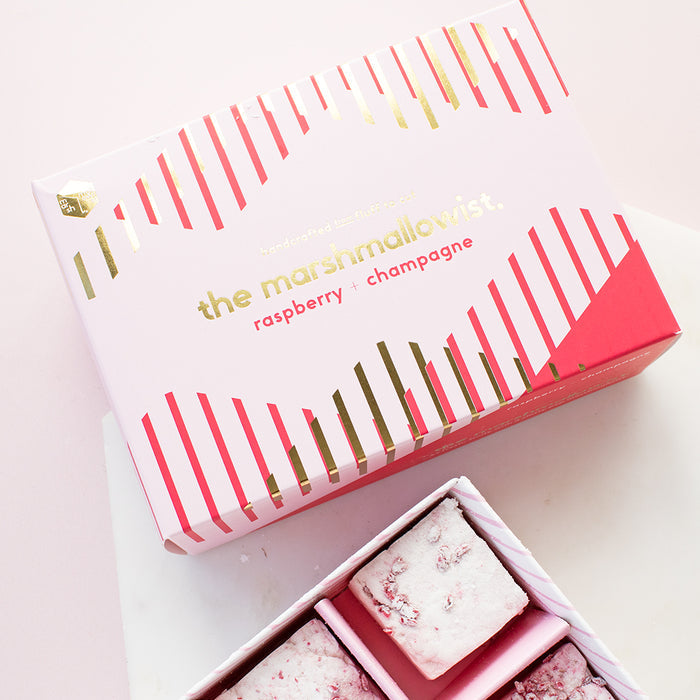Raspberry & Champagne Marshmallows