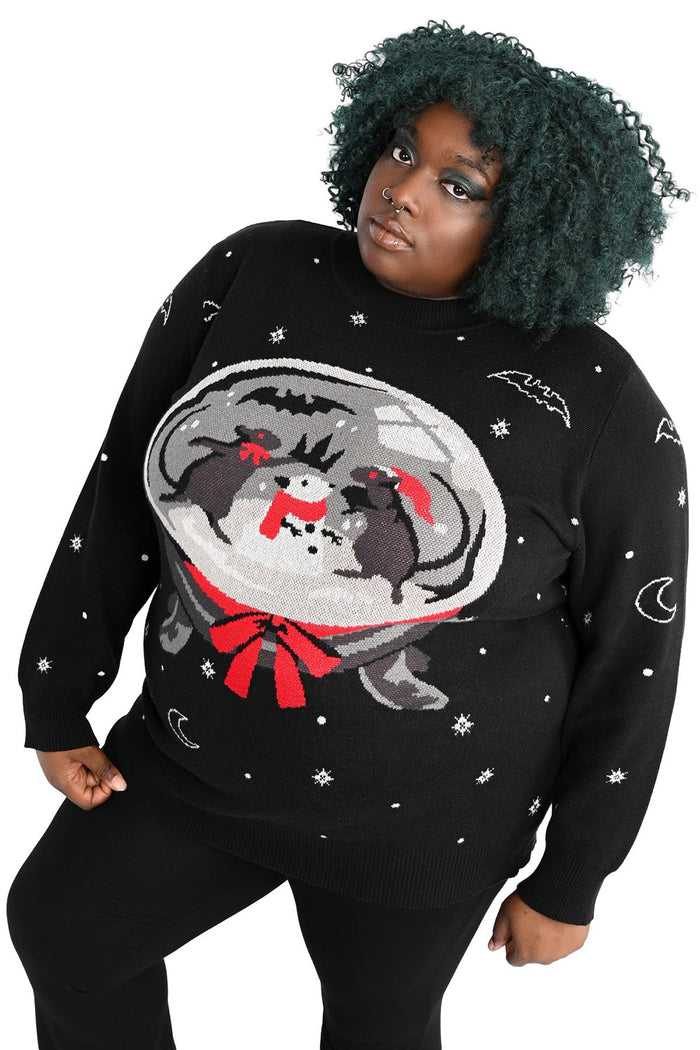 whimsigoth rat sweater cardigan by foxblood