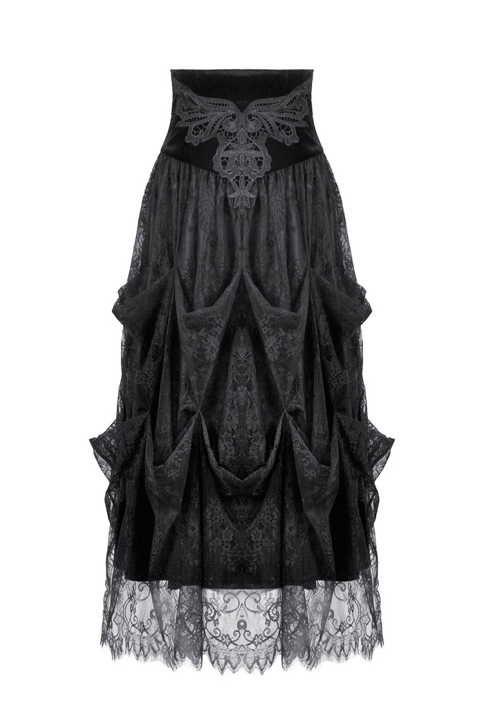 Ravenhall Draped Lace Skirt