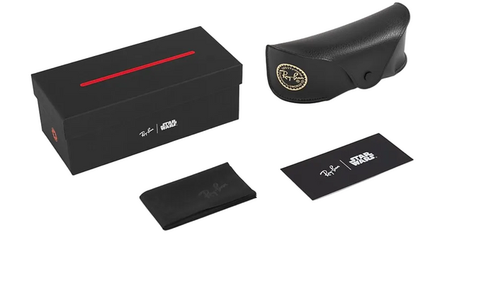 RAYBAN RB4089 STAR WARS DARTH VADER BALORAMA 68711D 62 SUNGLASSES