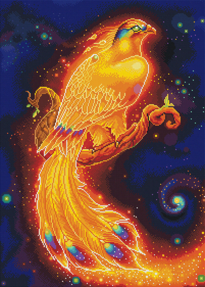 Diamond Painting Rebirth Awaits 20" x 28" (51cm x 71cm) / Square With 41 Colors Including 4 ABs / 56,481