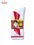 RIB CREW SOCKS BEER TIE - WHITE
