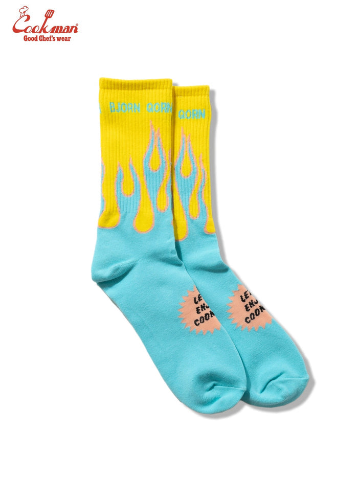 RIB CREW SOCKS BJORNQORN - FLAME BLUE
