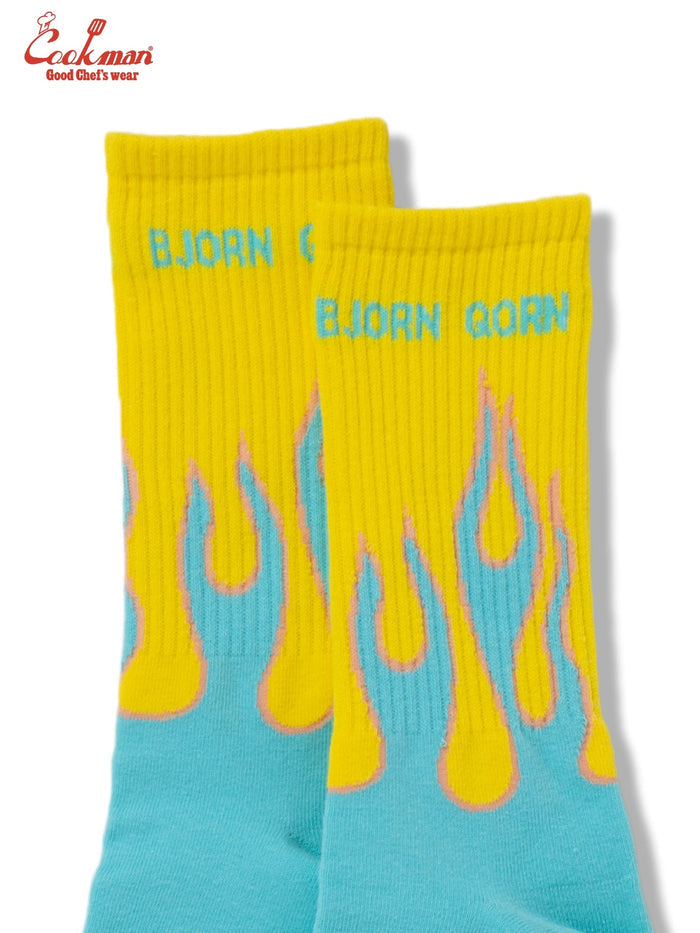 RIB CREW SOCKS BJORNQORN - FLAME BLUE