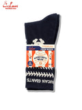 RIB CREW SOCKS NLBM CHICAGO AMERICAN GIANTS - NAVY