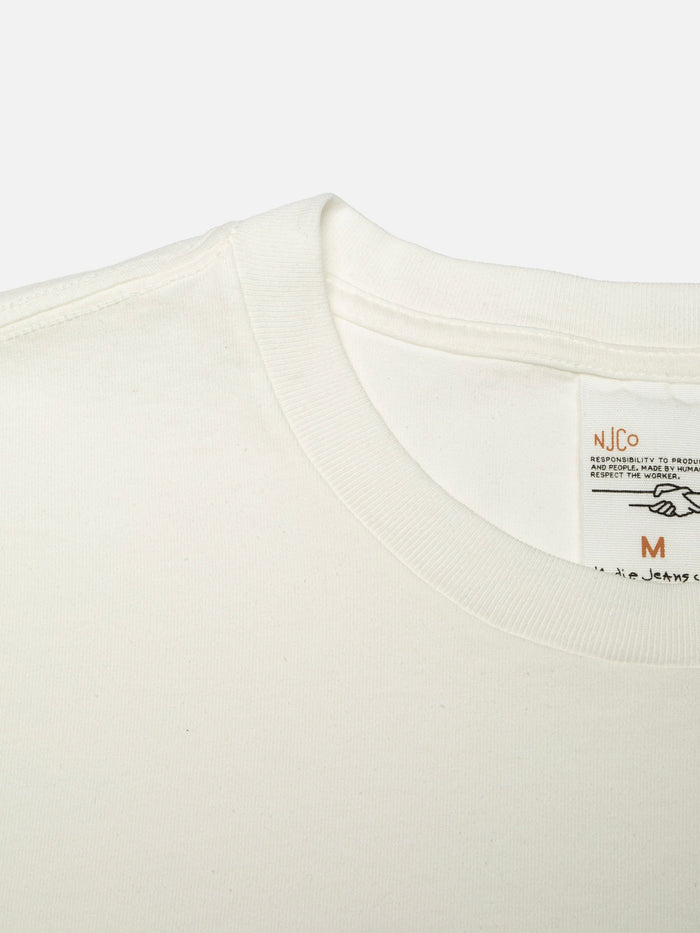 Roy T-Shirt Fab Four - Chalk White