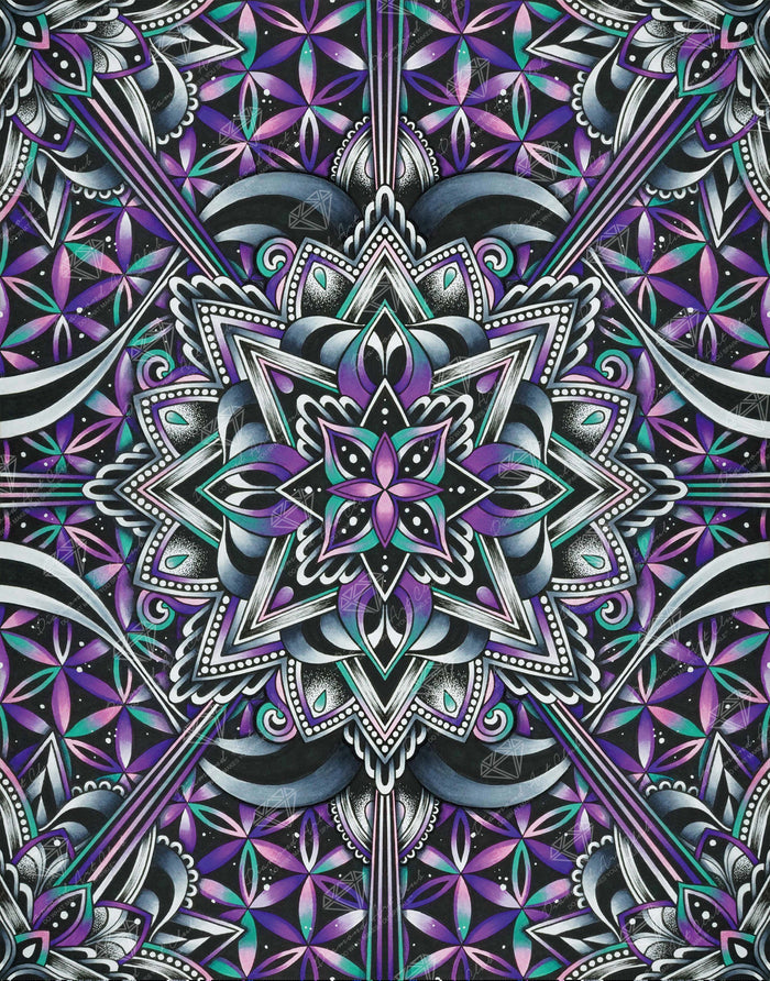 Diamond Painting Sacred Web 27.6" x 35.0″ (70cm x 89cm) / Square with 22 Colors including 4 ABs / 97,781