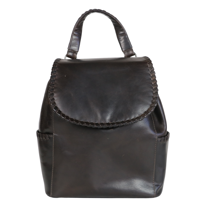 -SALE- Concealed Carry Allie Leather Backpack by Lady Conceal
