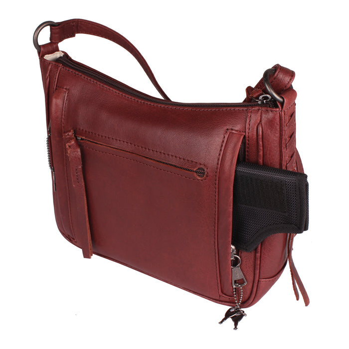 -SALE- Concealed Carry Callie Leather Crossbody by Lady Conceal