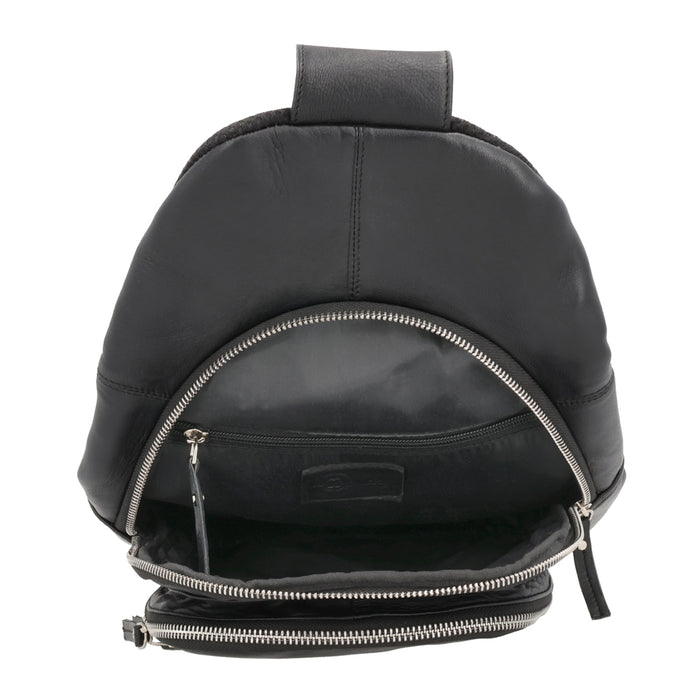 Concealed Carry Harley Lambskin Sling by DS Conceal - Tactical Sling Gun Bag - Unisex Universal Holster Bag - Firearm CCW Gear - Backpack for Concealed Carry - Pistol Bag