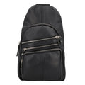 Concealed Carry Weston Lambskin Sling by DS Conceal - Universal Holster Backpack - Leather Pistol CCW Bag - Unisex Pistol Bag - Ambidextrous Holster Bags Lady Conceal Firearm Bags - Self Defense Bag for Gun