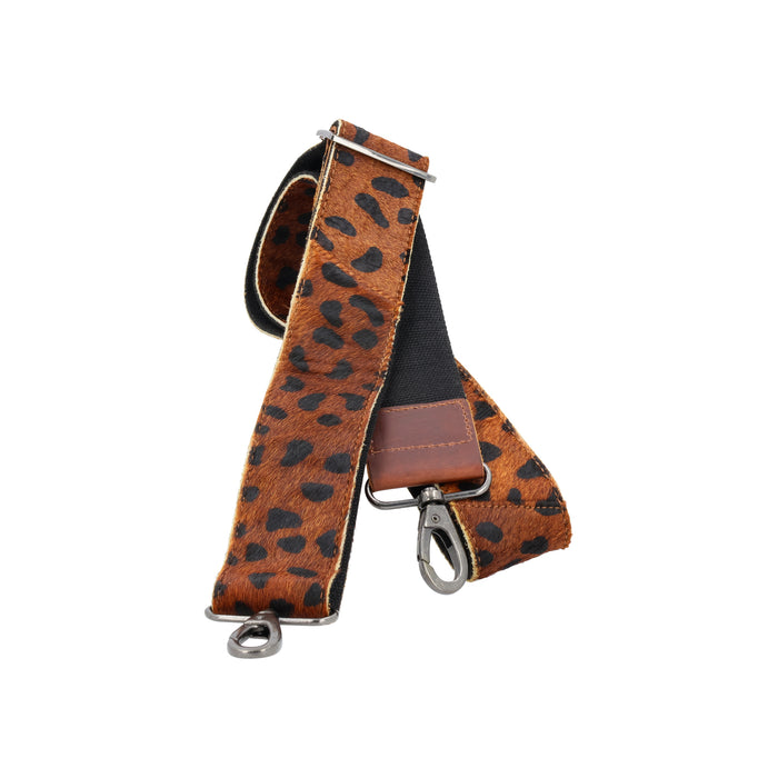 Genuine Cowhide Hair-on Crossbody Strap