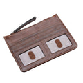 Katie Slim Wallet Mahogany