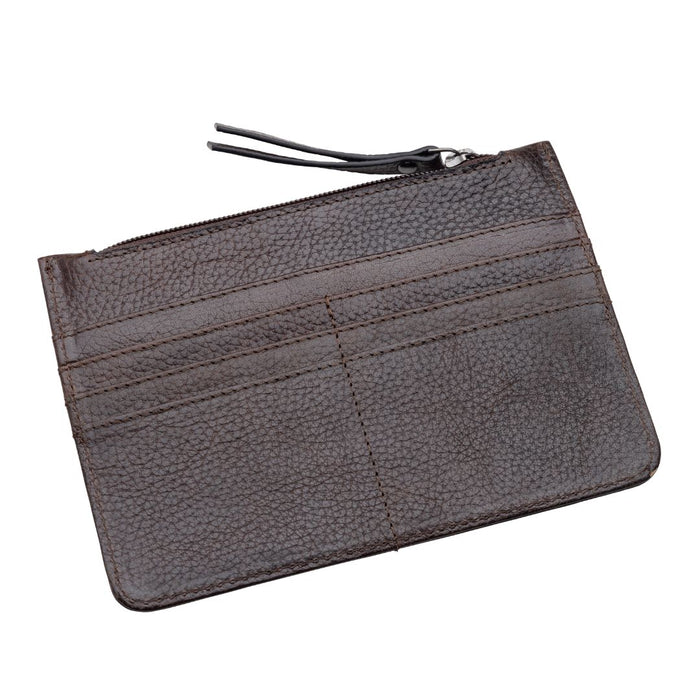Katie Slim Wallet Mahogany