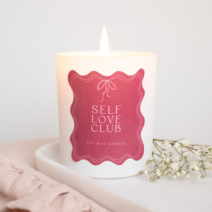 Self Love Club Vanilla Soy Wax Candle Jar