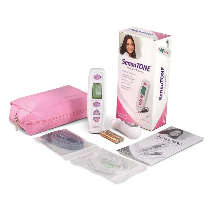Sensatone for women pelvic floor stimulator packaging showing complete kit
