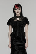 chest keyhole cutout top