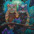 Diamond Painting Side By Side 22" x 22" (55.8cm x 55.8cm) / Round with 62 Colors including 2 ABs and 3 Fairy Dust Diamonds and 2 Special Diamonds / 39,449