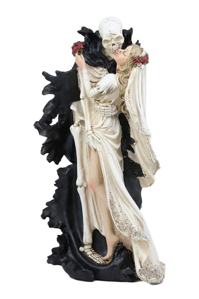 goth wedding statue