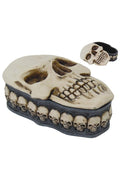 gothic skull trinket box