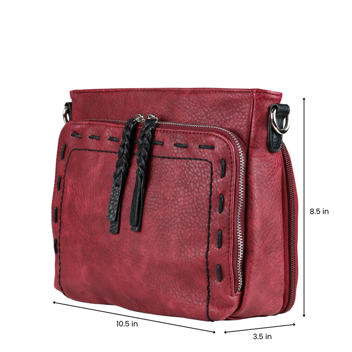 Concealed Carry Skylar Crossbody -  Lady Conceal -  Concealed Carry Purse -  black crossbody purse designer -  black owned purse designers -  crossbody bag for concealed gun carry -  concealed carry gun bags -  concealed carry crossbody bag -  concealed carry purse crossbody -  Gift for gun owners -  Women Gun Bag -  most popular crossbody bag -  crossbody handgun bag -  crossbody bags for everyday use