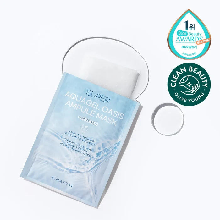 S.NATURE - Super Aquagel Oasis Ampule Mask Set