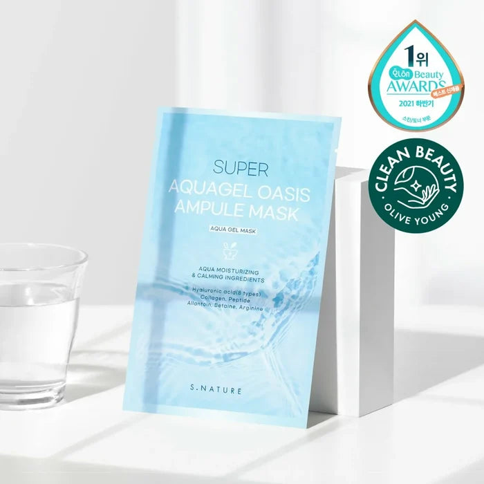 S.NATURE - Super Aquagel Oasis Ampule Mask Set