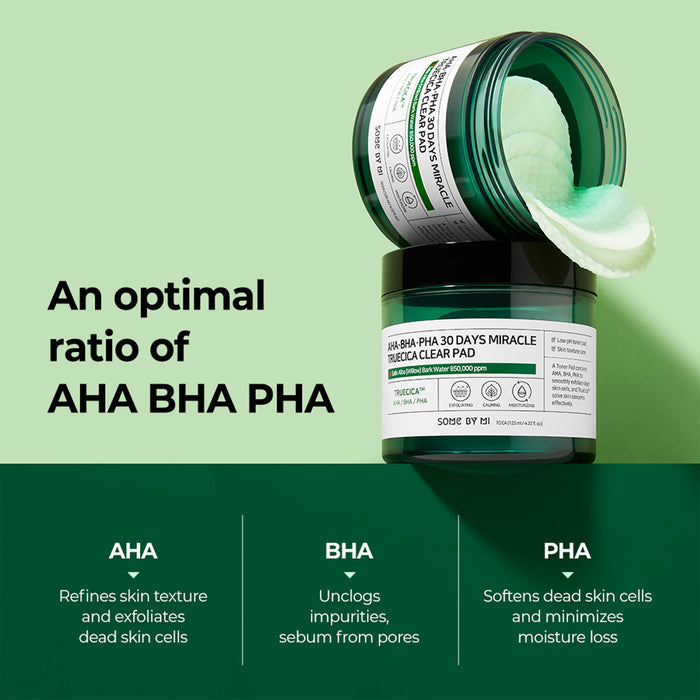 SOME BY MI - AHA BHA PHA 30 Days Miracle Truecica Clear Pad