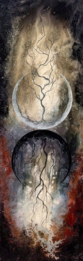 Diamond Painting Soul Reflection 17" x 53" (42.8cm x 134.7cm) / Square with 48 Colors including 3 AB Diamonds and 1 Fairy Dust Diamonds / 93,052