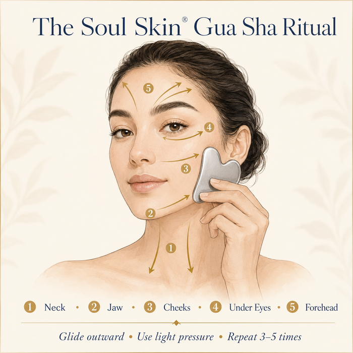 Soul Skin® Stainless Steel Ritual Gua Sha