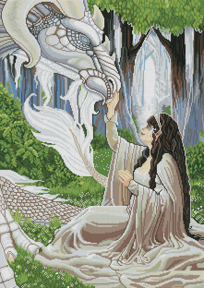 Diamond Painting Soulmates 22" x 31″ (56cm x 79cm) / Square With 38 Colors Including 4 ABs / 68,952