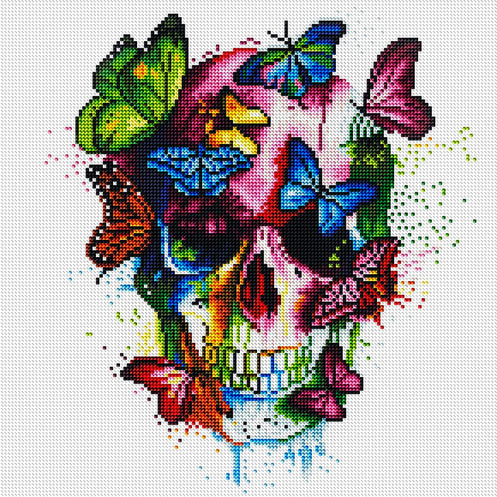 Diamond Painting Soul's Colors 16.1″ x 16.1″ (41cm x 41cm) / Round With 29 Colors Including 1 AB / 21,025