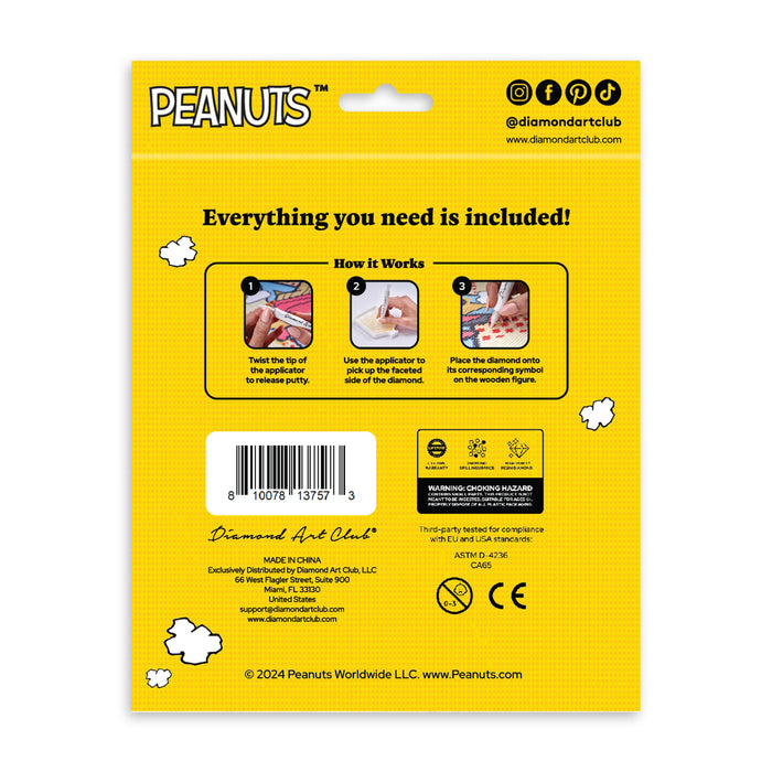 Diamond Painting Sparkle Pals™ - Marcie 5.7" x 3" (14.5cm x 7.7cm) / Round with 5 Colors including 2 Fairy Dust Diamonds / 871