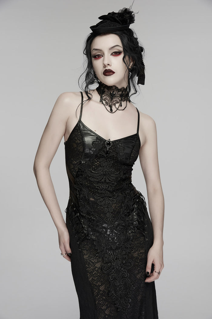 womens alternative lace choker