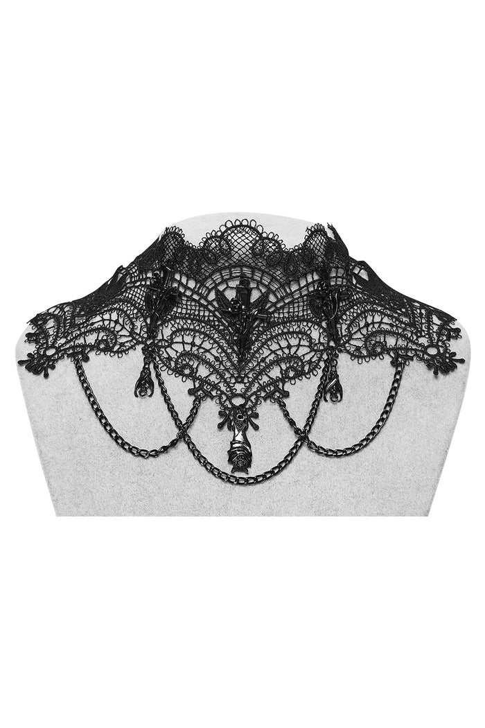 steampunk lace choker
