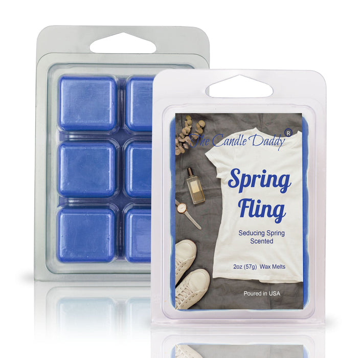 Spring Fling - The Seducing Smell of Spring Scented Wax Melt - 1 Pack - 2 Ounces - 6 Cubes - The Candle Daddy