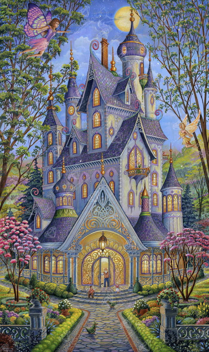 Diamond Painting Springtime Splendor 22" x 37" (55.8cm x 93.9cm) / Square with 60 Colors including 4 ABs / 84,448