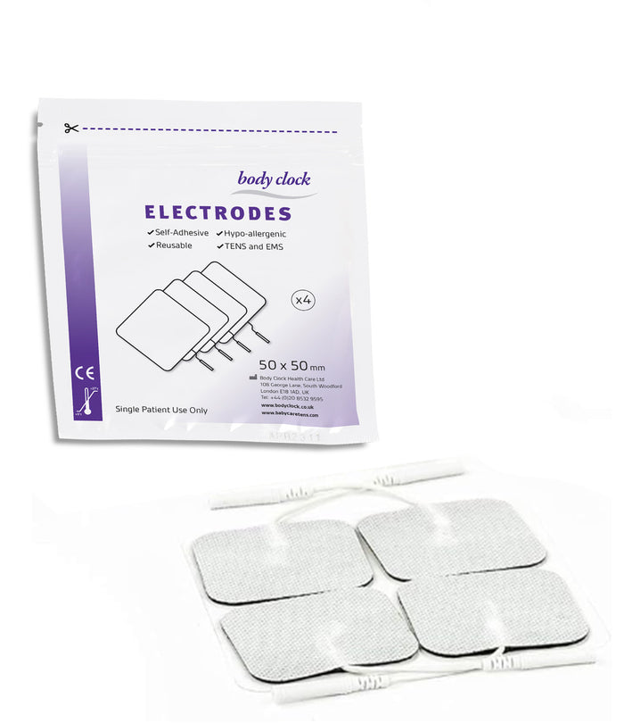 Elle TENS 4 pack electrodes for pain management and muscle relief