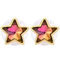 Stardust Dreams Pierced Earrings (Goldtone/Mystic Iridis)