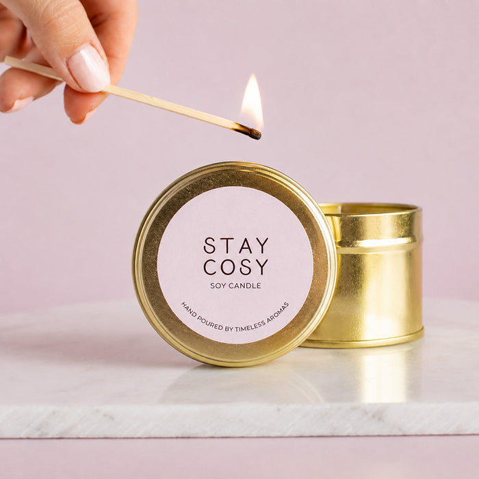 Stay Cosy Tin Candle | Add On