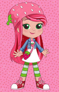 Diamond Painting Strawberry Shortcake 13" x 20" (32.8cm x 50.7cm) / Round with 29 Colors including 4 AB Diamonds and 1 Fairy Dust Diamonds / 21,177