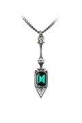 Sucre Vert Absinthe Spoon Gothic Pendant Necklace