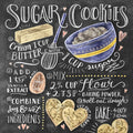 Diamond Painting Sugar Cookies 21.7" x 21.7″ (55cm x 55cm) / Round With 35 Colors Including 1 AB / 38,206
