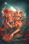 Diamond Painting Taurus - CB 20" x 30" (50.8cm x 76cm) / Square with 63 Colors including 2 ABs, 4 Fairy Dust Diamonds and 1 Iridescent Diamond / 62,220
