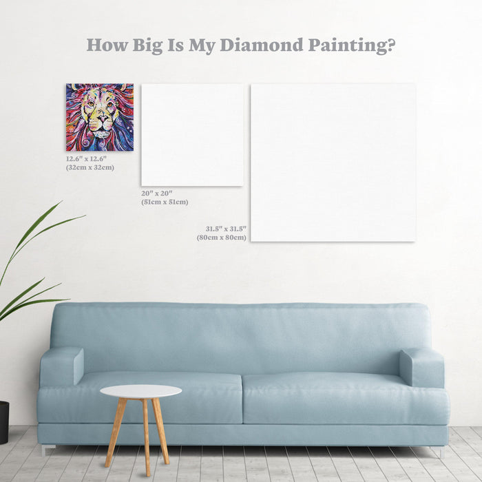 Diamond Painting The Chief 12.6″ x 12.6″ (32cm x 32cm) / Round With 35 Colors including 1 AB / 12,769