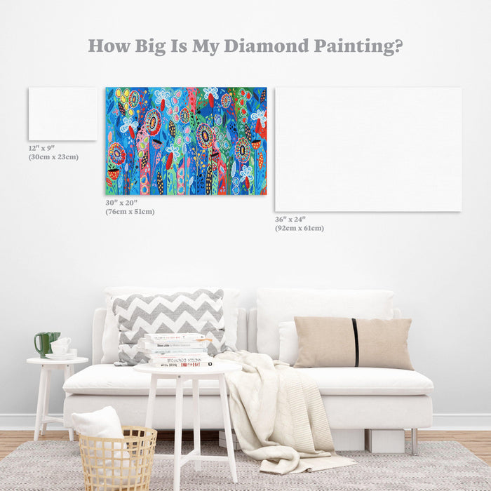 Diamond Painting The Future's So Bright 20" x 30″ (51cm x 76cm) / Round With 38 Colors Including 2 ABs / 48,600