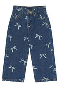 The New Siblings | TNSTVinaya Regular Fit Jeans | Medium Blue Denim AOP