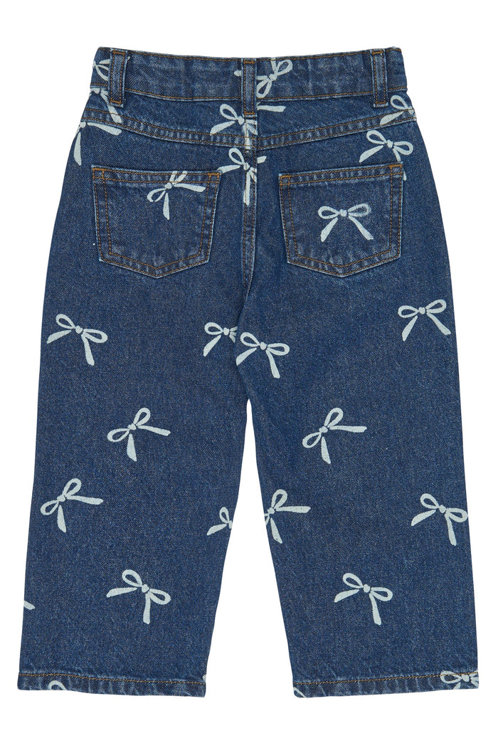 The New Siblings | TNSTVinaya Regular Fit Jeans | Medium Blue Denim AOP