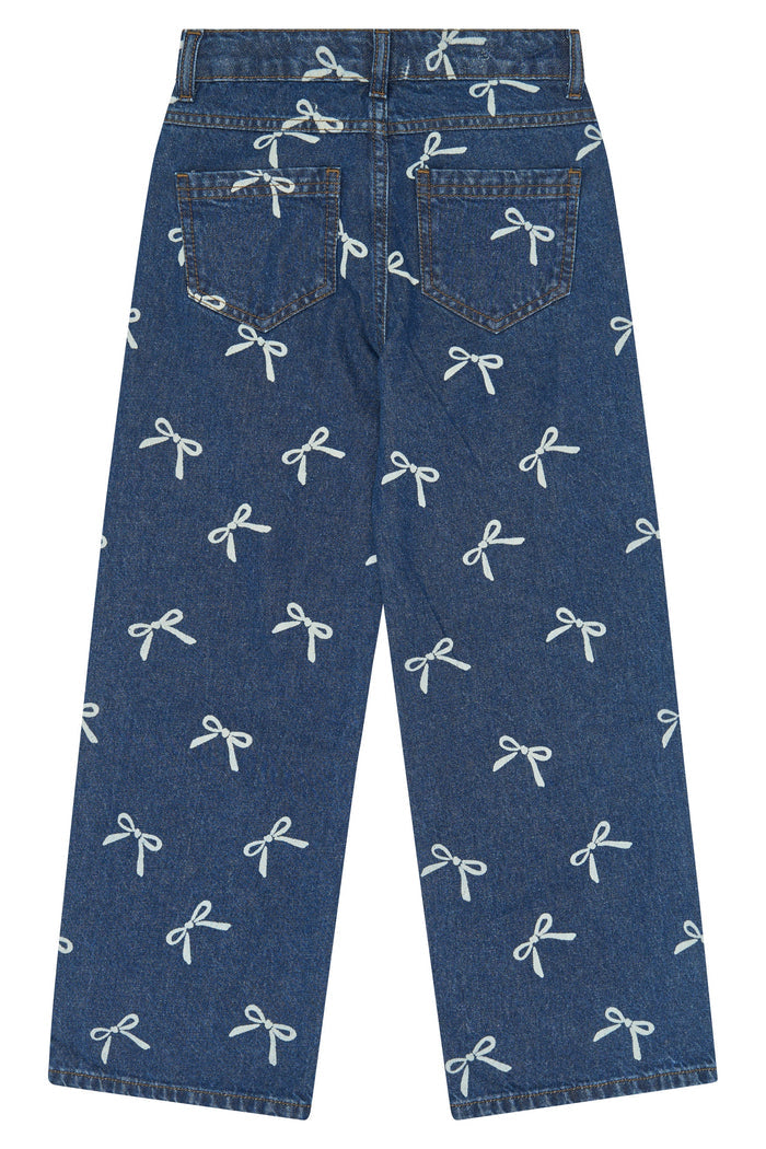 The New | TNVirginia Wide Fit Jeans | Medium Blue Denim AOP