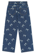 The New | TNVirginia Wide Fit Jeans | Medium Blue Denim AOP
